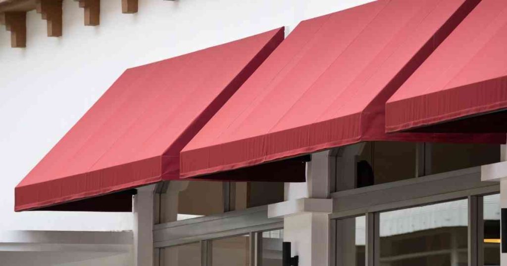 fabric copper awning